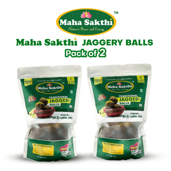 Mahasakthi Traditional Jaggery Balls (Pack of 2)