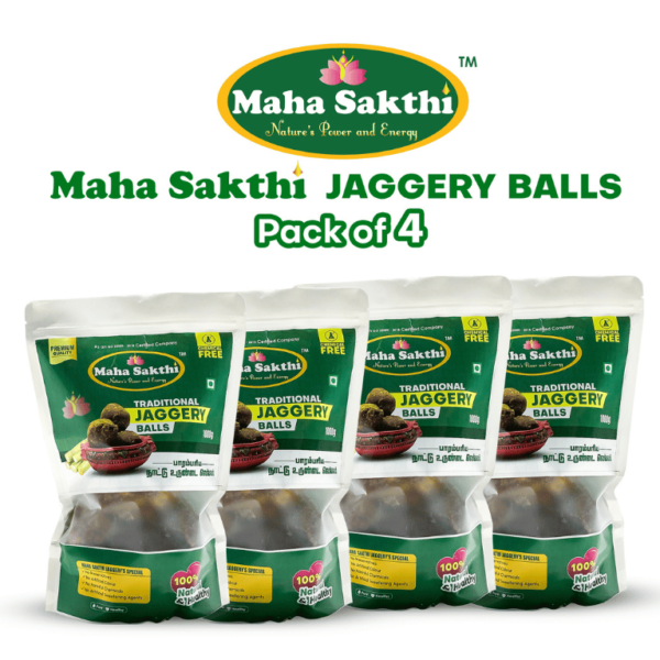 Mahasakthi Traditional Jaggery Balls (Pack of 4)