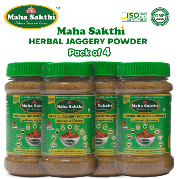 Mahasakthi Herbal Jaggery Powder (Pack of 4)