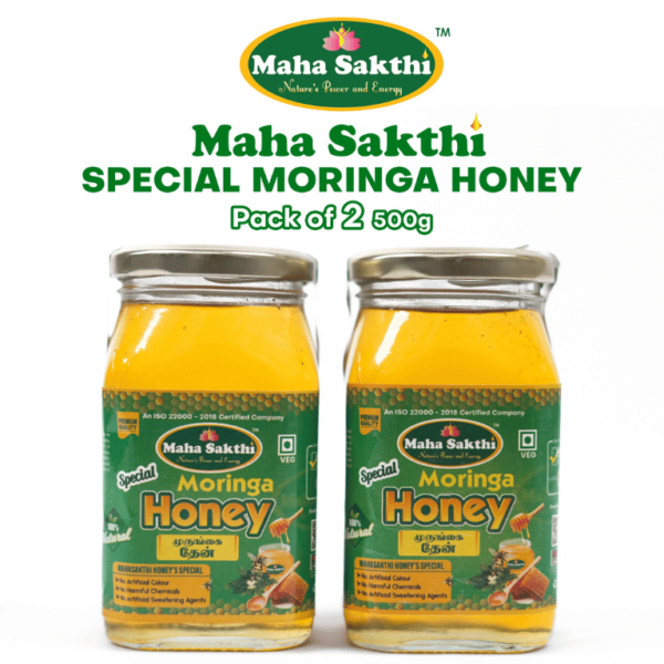 Mahasakthi Special Moringa Honey (500g - Pack of 2)