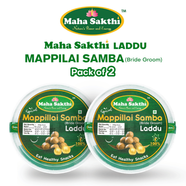 Mahasakthi Special Mappilai Samba Laddu (Bride Groom - Pack of 2)