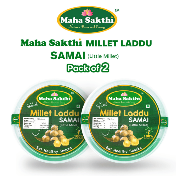 Mahasakthi Special Millet Laddu Samai (Little Millet - Pack of 2)