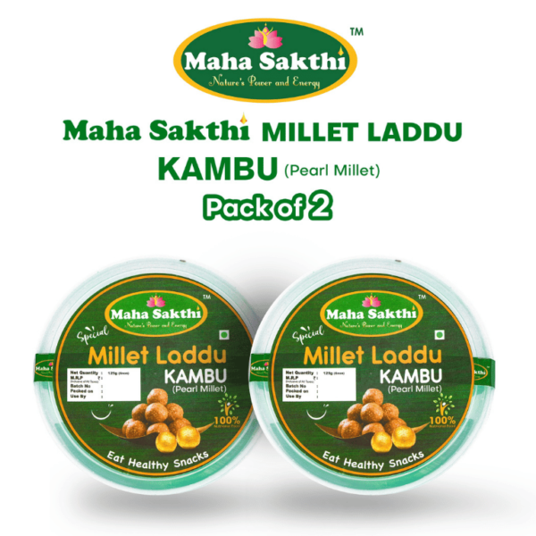 Mahasakthi Special Millet laddu kambu (Pearl - pack of 2)